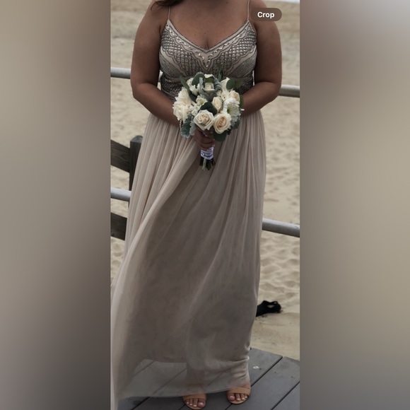 Adrianna Papell Gown | Champagne - Picture 6 of 6